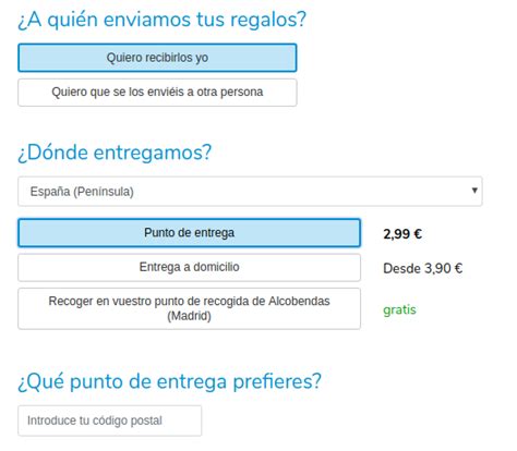 Encuentra el punto de entrega mas cercano .